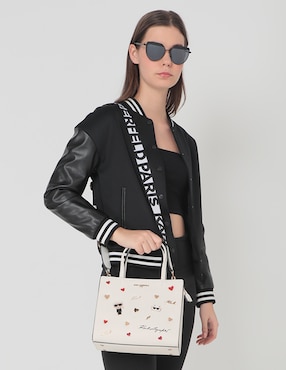Bolsa satchel Karl Lagerfeld Paris para mujer