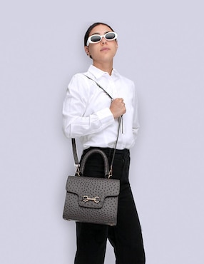 Backpack satchel Regina Romero de piel para mujer
