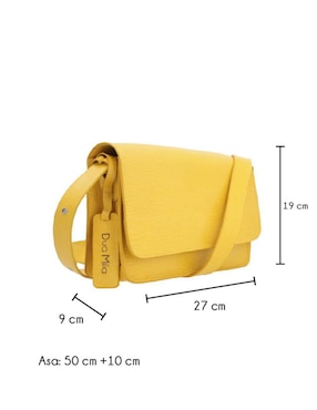 Bolsa crossbody Dua Mila Moda Atemporal de piel para mujer