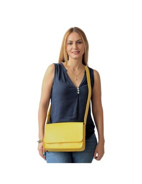 Bolsa crossbody Dua Mila Moda Atemporal de piel para mujer