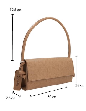 Bolsa clutch Dua Mila Moda Atemporal de piel para mujer