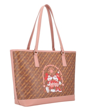 Bolsa Tote W Capsule Nature Friends Mickey & Minnie Para Mujer