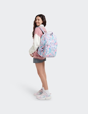 Mochila escolar Kipling Bts Prt impermeable para mujer