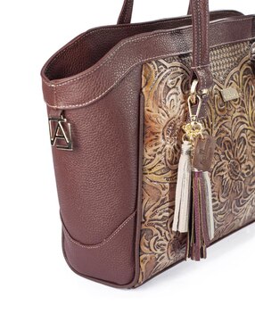 Bolsa tote Angelozano Maya de piel para mujer