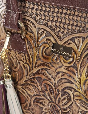 Bolsa tote Angelozano Maya de piel para mujer
