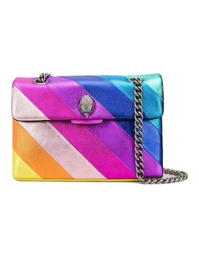 Bolsa flap Kurt Geiger Multi Arcoiris Mediana de piel para mujer