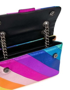 Bolsa flap Kurt Geiger Multi Arcoiris Mediana de piel para mujer