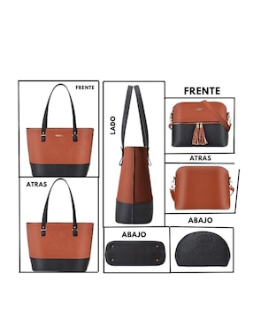 Bolsa tote Likëpink de cuero para mujer