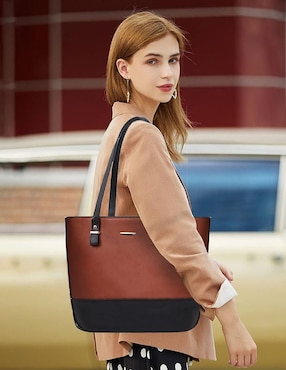 Bolsa tote Likëpink de cuero para mujer