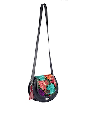 Bolsa crossbody Angelozano Natalia Telar de piel para mujer