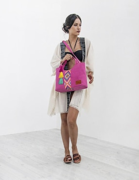 Bolsa satchel Angelozano Izamal Sublimado para mujer