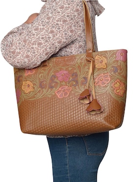 Bolsa tote Hj Hinojosa de piel para mujer