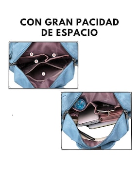 Backpack Likëpink de cuero para mujer
