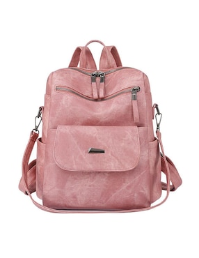 Backpack Likëpink De Cuero Para Mujer