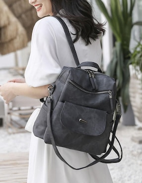 Backpack Likëpink de cuero para mujer