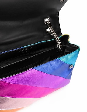 Bolsa crossbody Kurt Geiger Kensington Rainbow de cuero para mujer
