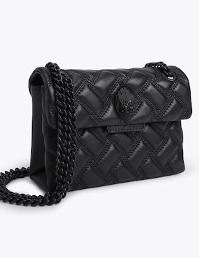 Bolsa flap Kurt Geiger de cuero para mujer