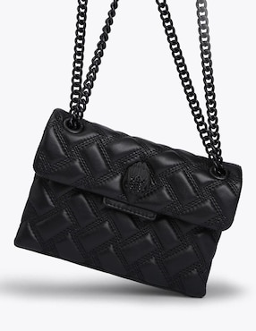 Bolsa flap Kurt Geiger de cuero para mujer