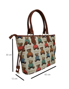Bolsa tote Henney Bear para mujer