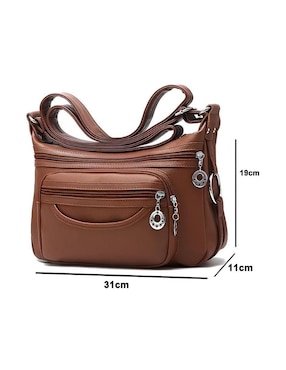 Bolsa crossbody Likëpink Fashion And Style de piel para mujer