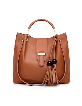 Bolsa crossbody Likëpink Textured Elegance de cuero para mujer