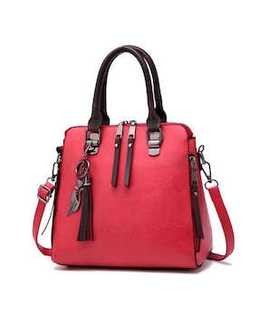 Bolsa crossbody Likëpink de cuero para mujer