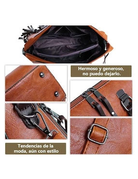Bolsa tote Lab.G de cuero para mujer