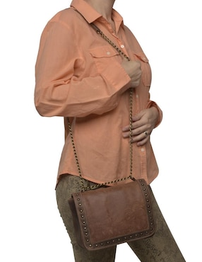 Bolsa crossbody Hj Hinojosa Bolsa De Piel de cuero para mujer