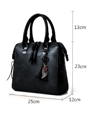 Bolsa shoulder Likëpink India Trivu de cuero para mujer