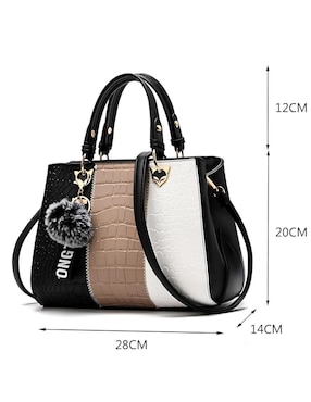 Bolsa tote Likëpink Banderafox de cuero para mujer