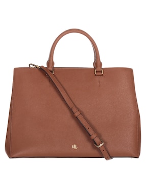 Bolsa Satchel Lauren Ralph Lauren De Cuero Para Mujer