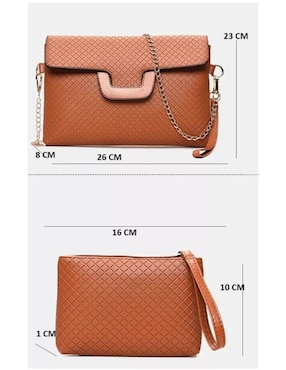 Bolsa tote Genérica Universal de cuero para mujer