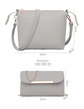 Bolsa tote Genérica Universal de cuero para mujer