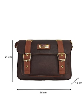 Bolsa satchel Fana Fana Piel de piel para mujer