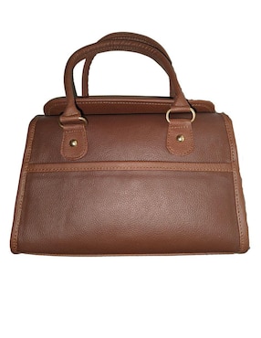 Bolsa bowler Fana de piel para mujer