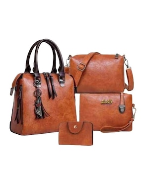 Bolsa bandolera Genérica de cuero para mujer