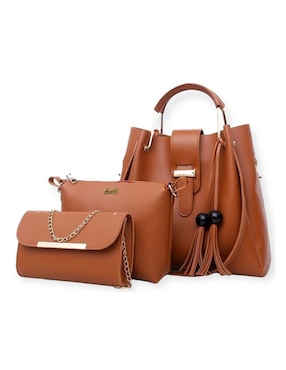 Bolsa Crossbody De Cuero Para Mujer