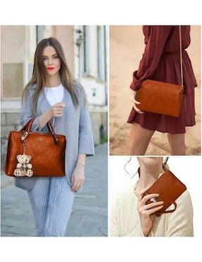 Bolsa crossbody Genérica de cuero para mujer