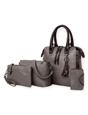 Set De Bolsas Lab G De Cuero Para Mujer