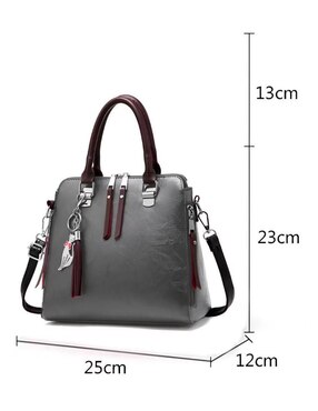Bolsa tote Genérica Universal de cuero para mujer