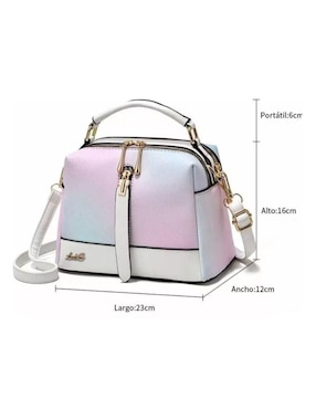 Bolsa crossbody Genérica Universal de cuero para mujer