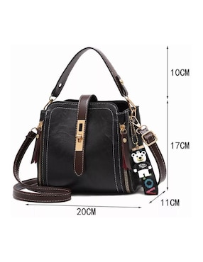 Bolsa crossbody Genérica Universal de cuero para mujer
