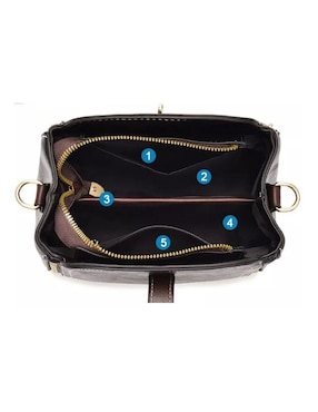 Bolsa crossbody Genérica Universal de cuero para mujer