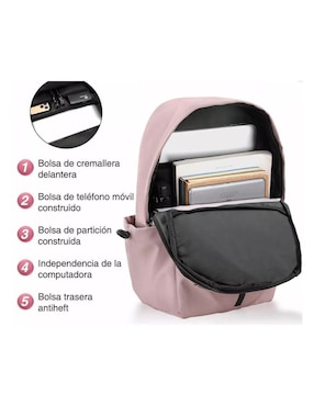 Backpack con portalaptop Lab.g impermeable unisex