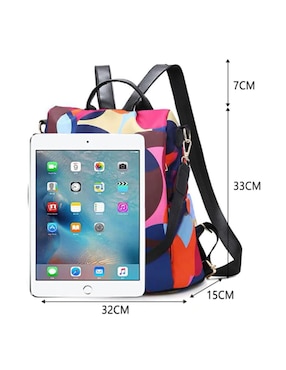 Mochila casual Lisa Genérica impermeable unisex