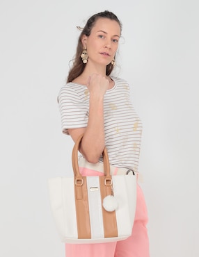 Bolsa satchel Moramora para mujer