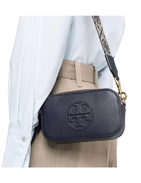 Bolsa crossbody Tory Burch Mini Miller de cuero para mujer