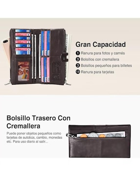 Cartera Genérica Lisa para mujer