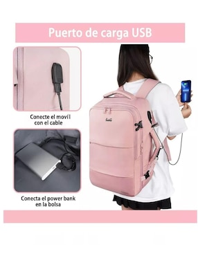 Mochila para viaje Lisa Genérica impermeable unisex