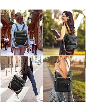 Backpack Genérica de cuero para mujer